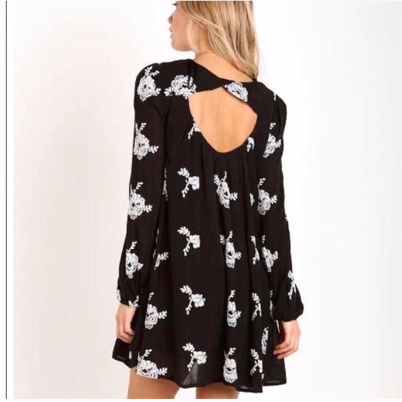 Free People Rayon Gauze Emmas Embroidered Dress - Picture 7 of 9